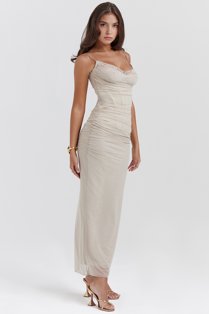 Aurelia | Vestito in Rete con Pizzo