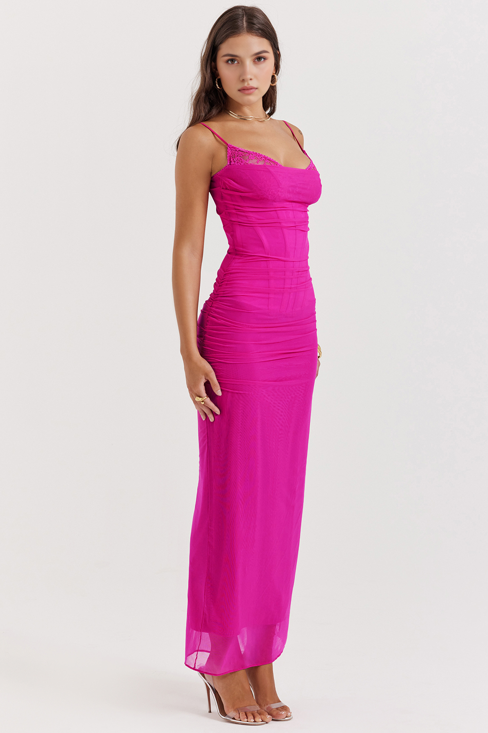 Aurelia | Vestito in Rete con Pizzo