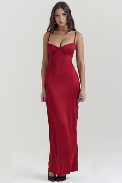 Rubina | Vestito di raso