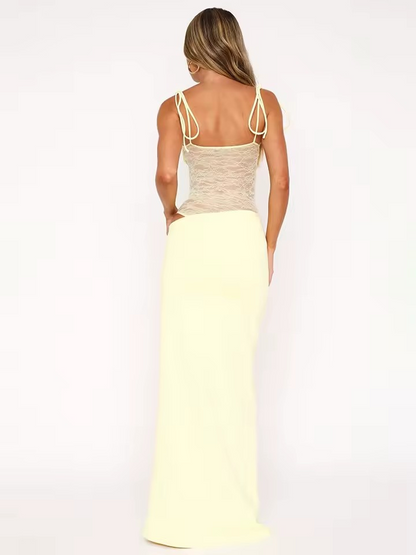 Giulia | Vestito in Velluto Fiamma