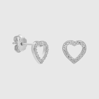 Orecchini a forma di cuore