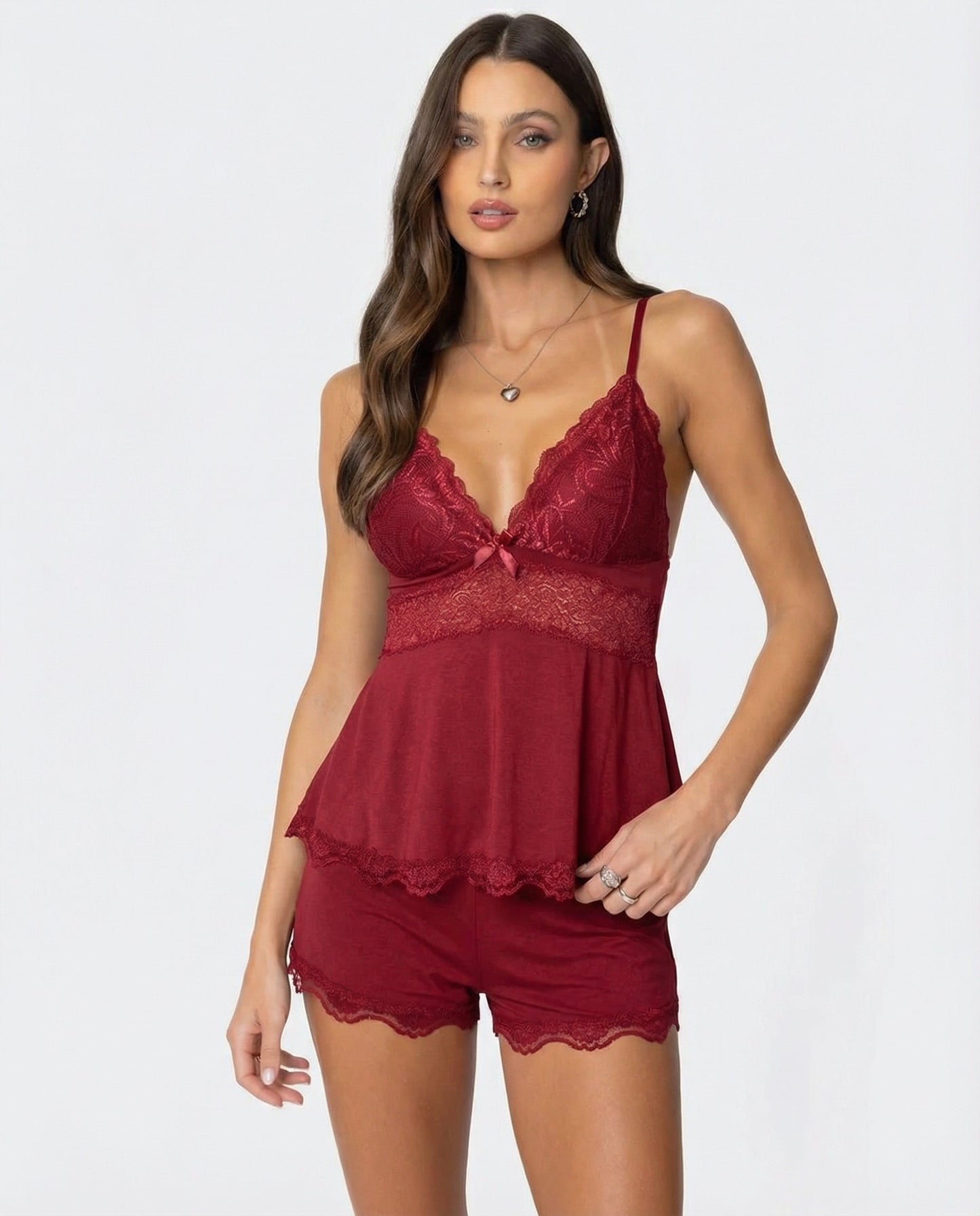 Set in pizzo Midnight Kiss