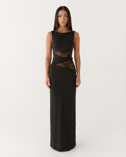 Maxi Abito in Pizzo Illusione