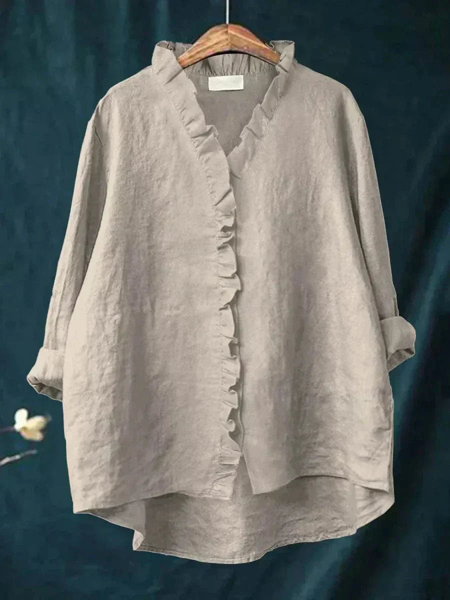Eline | Elegante Blusa de Verano en Lino