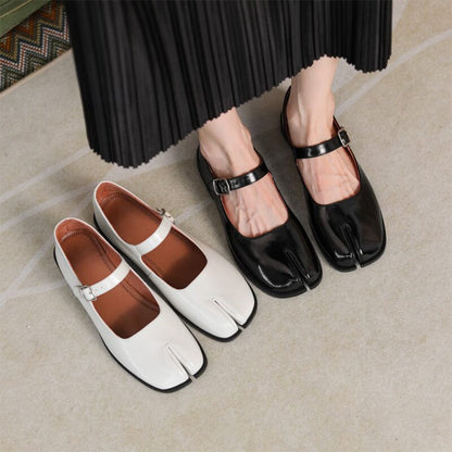 Scarlett&Claire™| Martha Mary Janes in pelle