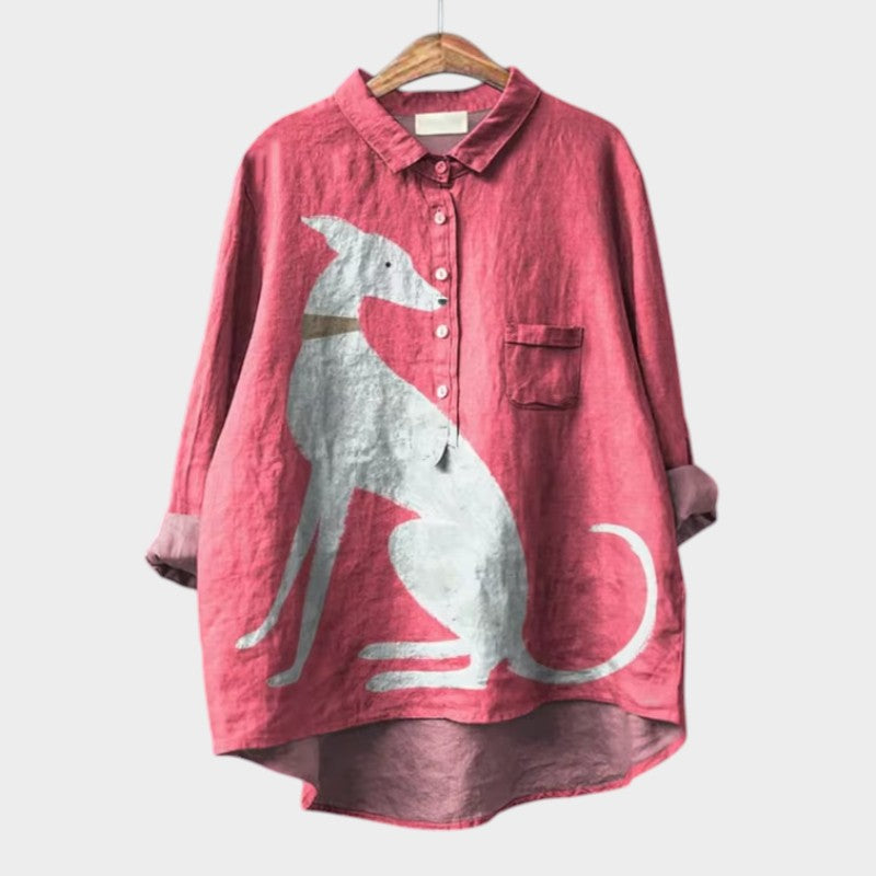 Constance | Elegante Blusa Estiva en Lino