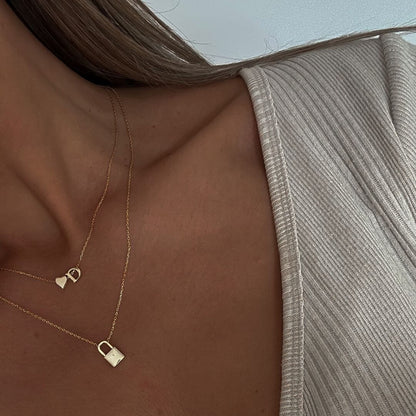 Collana a forma di lucchetto