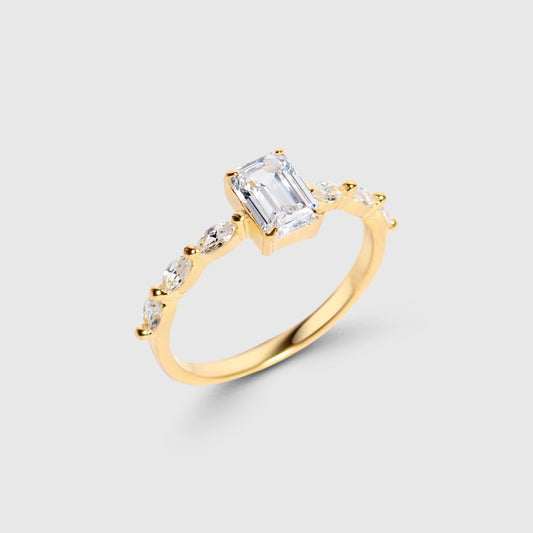 Baguette Ring Seven Sky