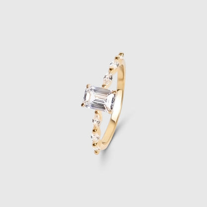 Anello Baguette Seven Sky