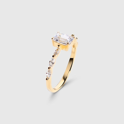 Anello Baguette Seven Sky