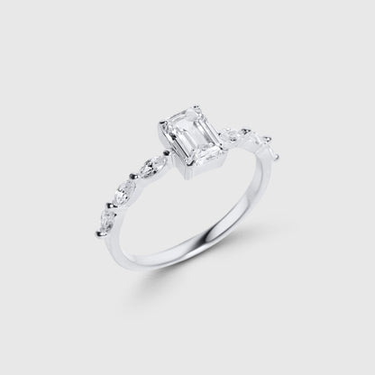 Anello Baguette Seven Sky