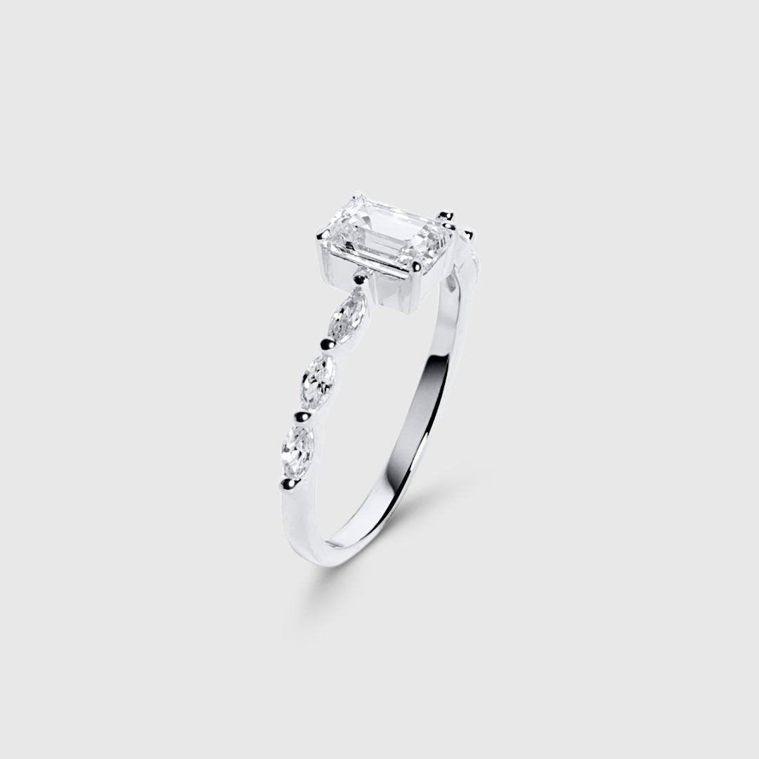 Anello Baguette Seven Sky