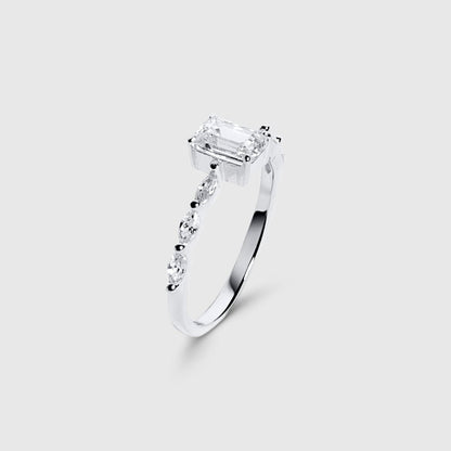 Anello Baguette Seven Sky