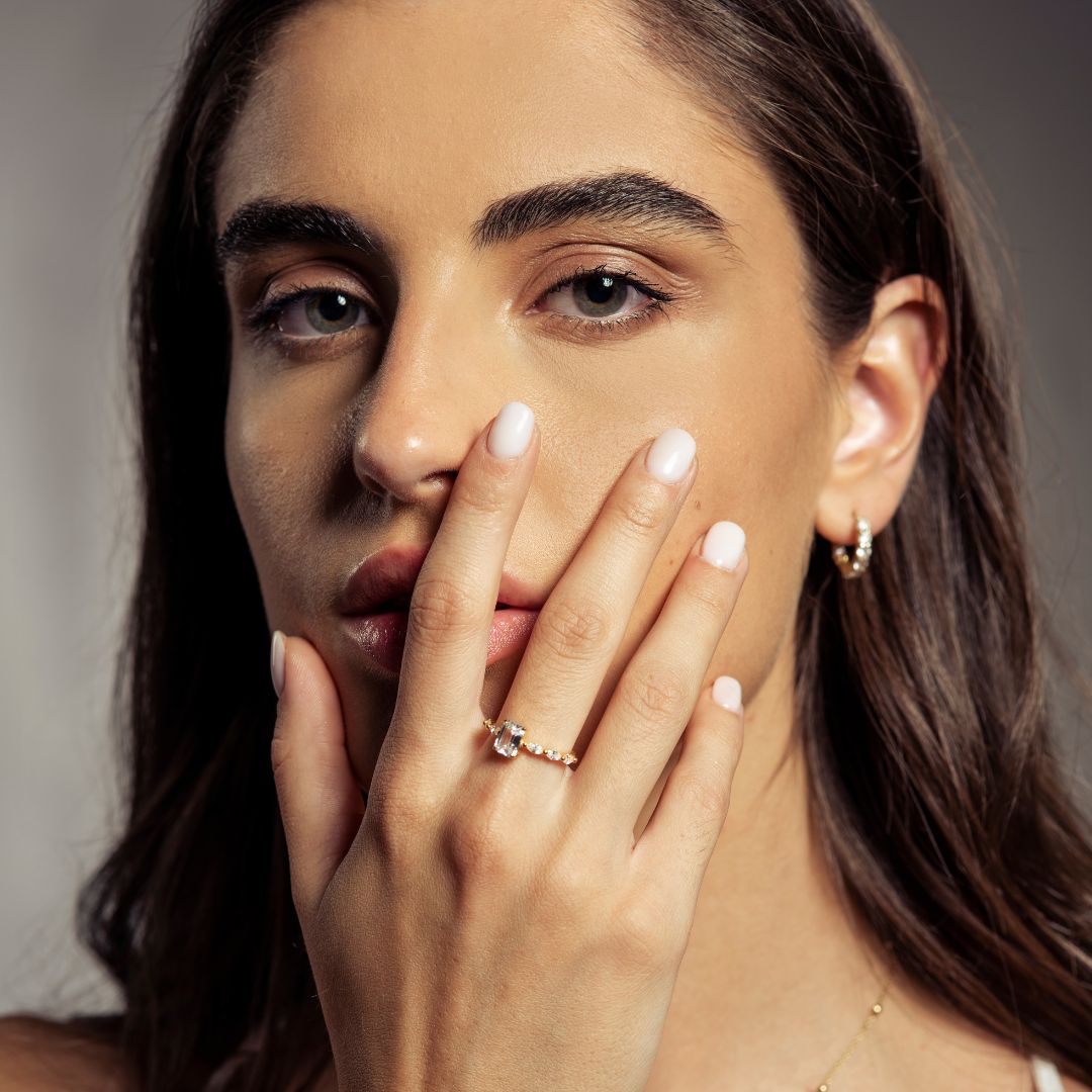 Anello Baguette Seven Sky