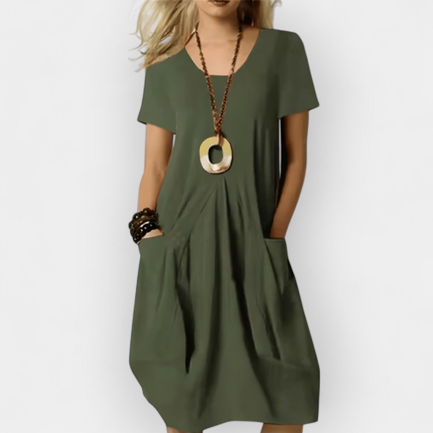 Abito in Cotone Flattering