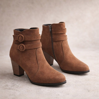 Bella – Stivaletti in Camoscio Marrone