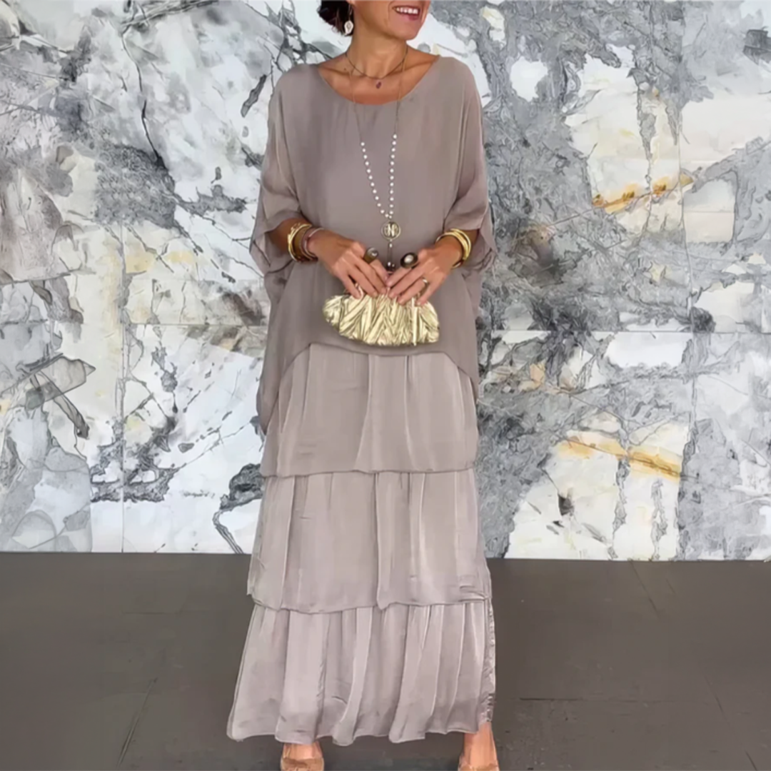 Lara – Vestito lungo fluido elegante