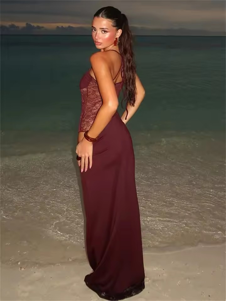 Giulia | Vestito in Velluto Fiamma